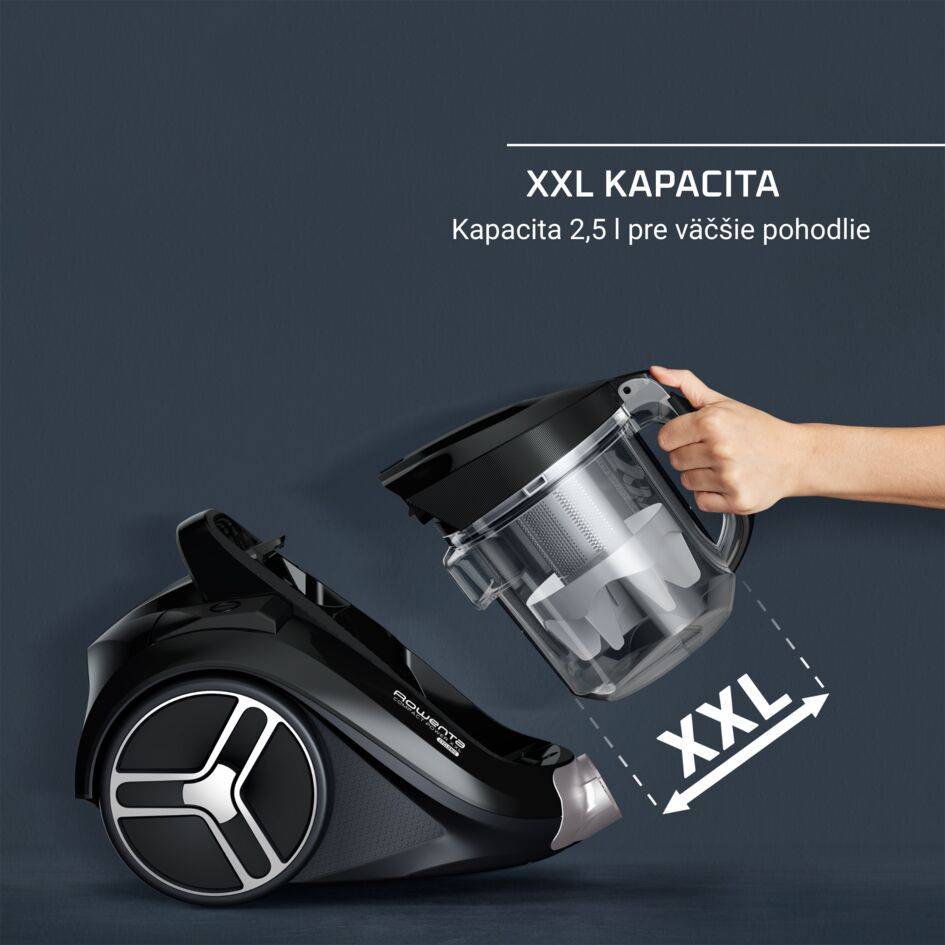 Bezvreckový vysávač Compact Power XXL 900W Animal RO4B50EA
