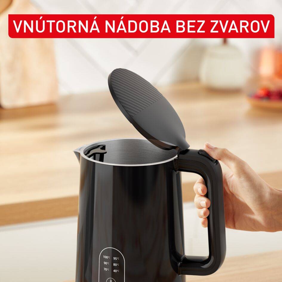 Rýchlovarná kanvica TEFAL Thermo Protect Control KO6518E0