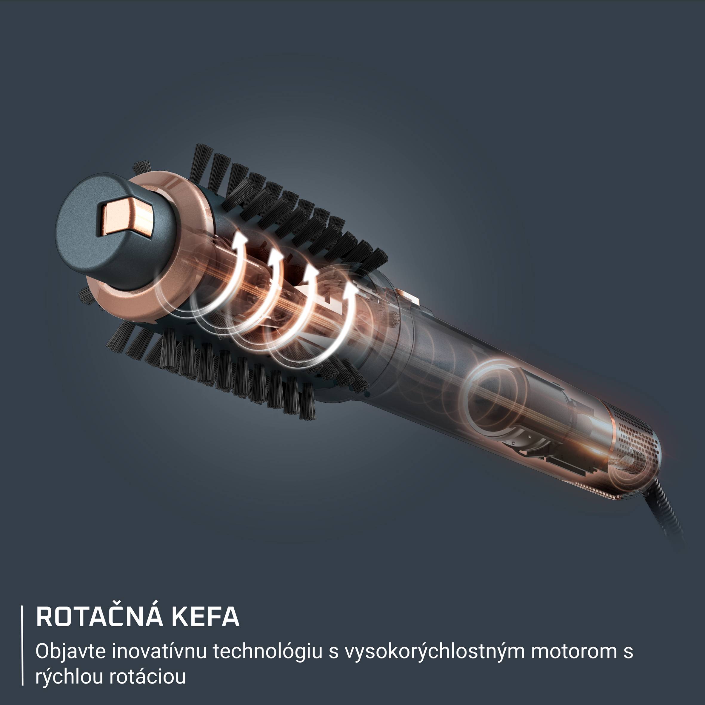 Rotačná teplovzdušná kefa Rowenta Air Rotate UB9920E0