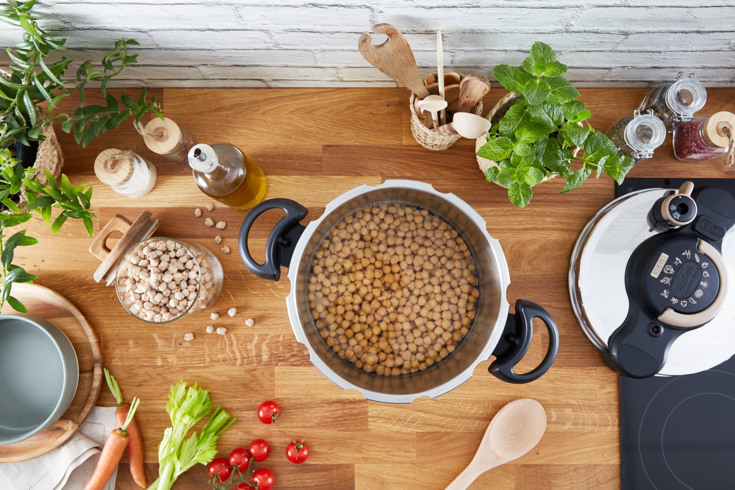 Tlakový hrniec Tefal ClipsoMinut' Natural Eco Respect P4620775 Nerezový 6 l