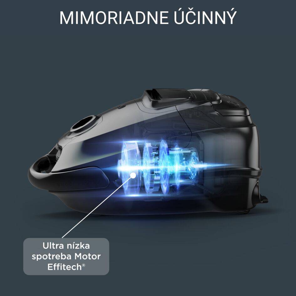 Vreckový vysávač Silence Force Allergy+ 57dB Total Clean RO7487EA
