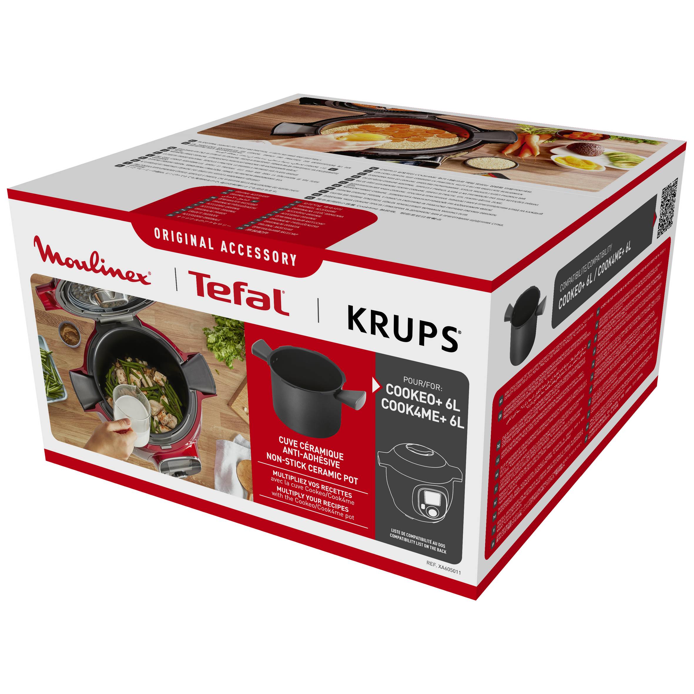 XA605011 Vnútorná nádoba pre hrniec Cook4me Tefal