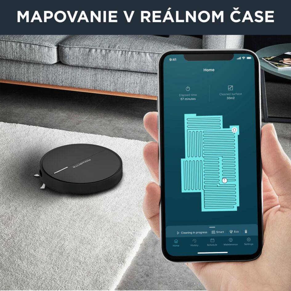 Robotický vysávač Rowenta X-plorer S60 4v1 Animal 6cm RR7455WH