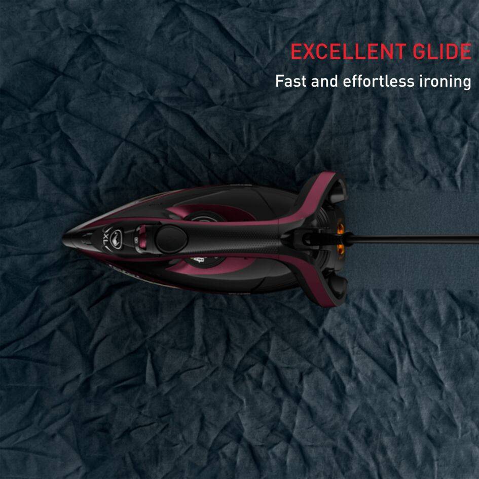 Naparovacia žehlička Puregliss Rose ABC FV8065E0 Fialová/Čierna