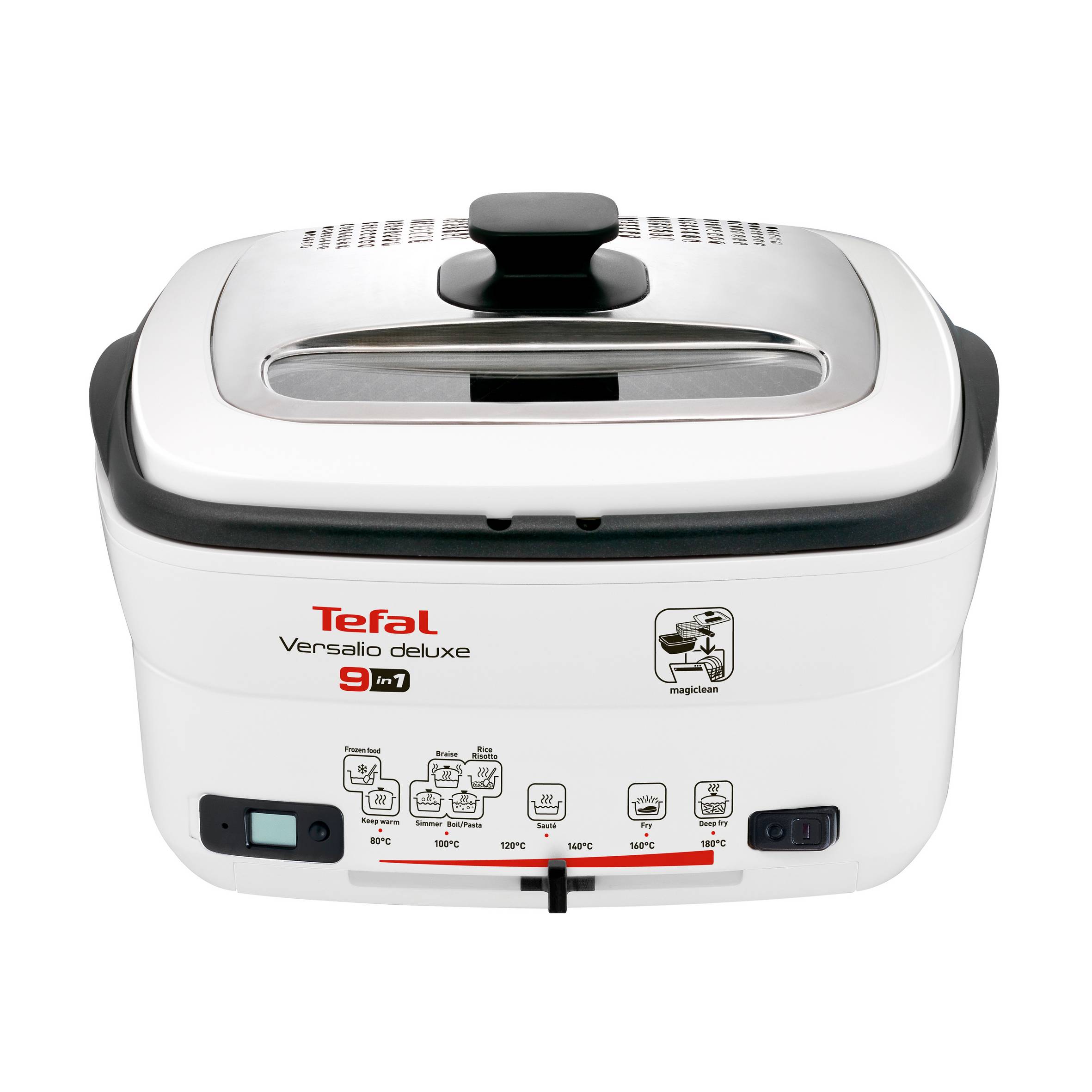 Olejová fritéza Tefal Versalio Deluxe 9v1 FR495070 Nerezová/Biela
