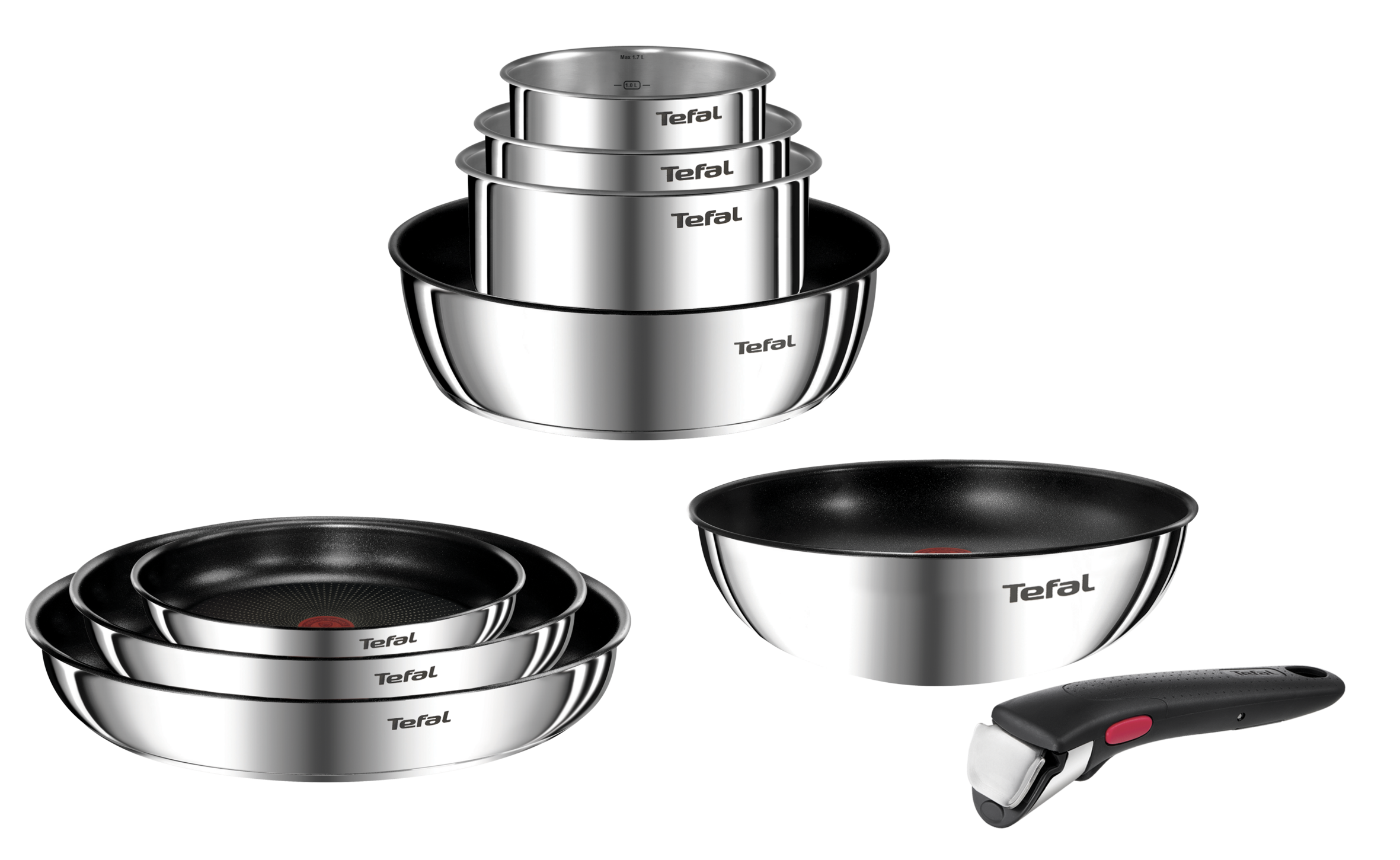 Súprava riadu Tefal Ingenio Emotion L8964S44 4 ks