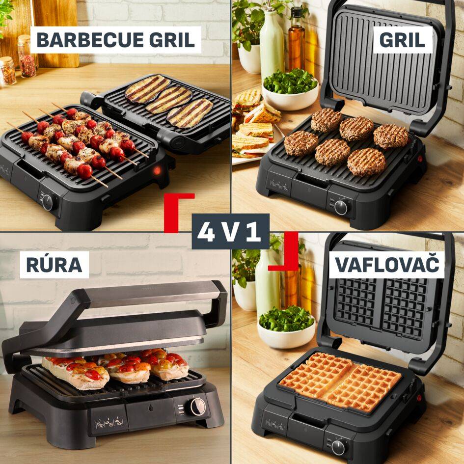 Tefal SuperGrill 4 v 1 GC517DE0 Elektrický gril Tefal antikoro