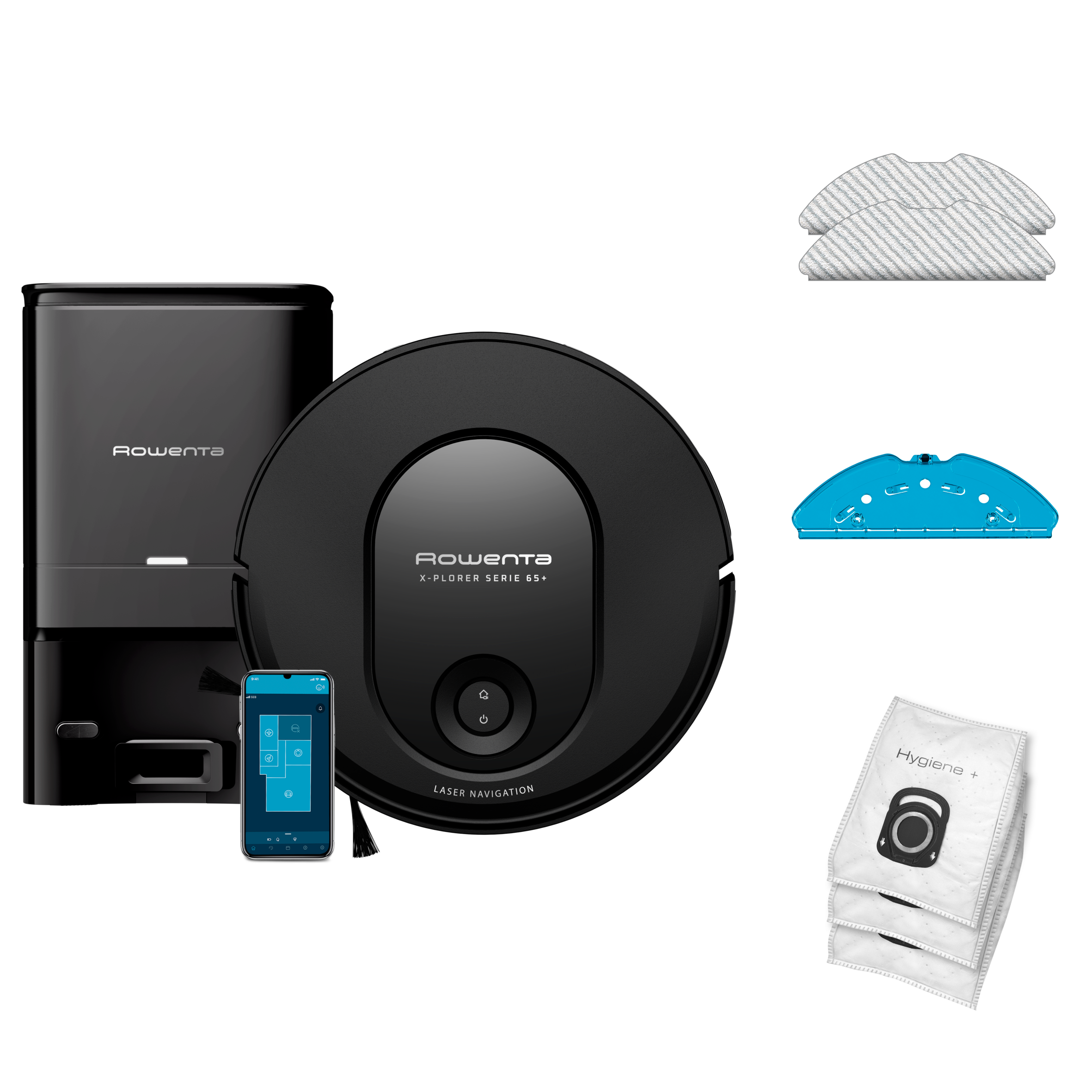 Robotický vysávač Rowenta X-PLORER S65+ Laser RR8L85WH