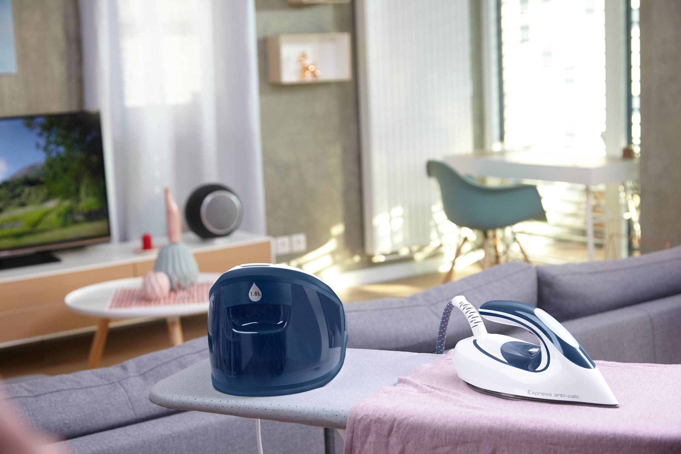 EXPRESS ANTI-CALC SV8053E0 biela a modrá