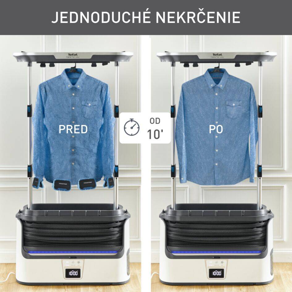 Samožehlička Tefal Care For You i-Blue Eco YT4050E1 Sivá/Biela