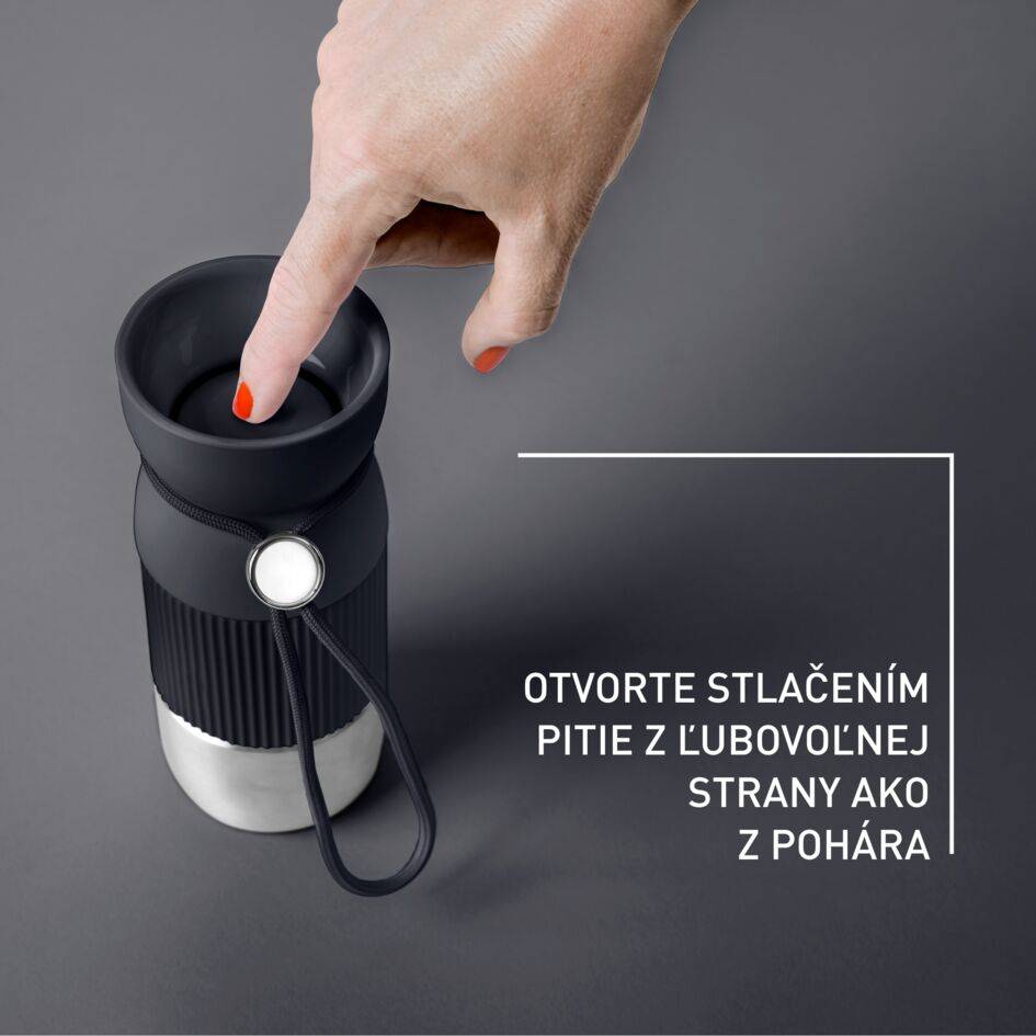 Termohrnček Tefal beYou Cup N2191310 čierny 0,36l