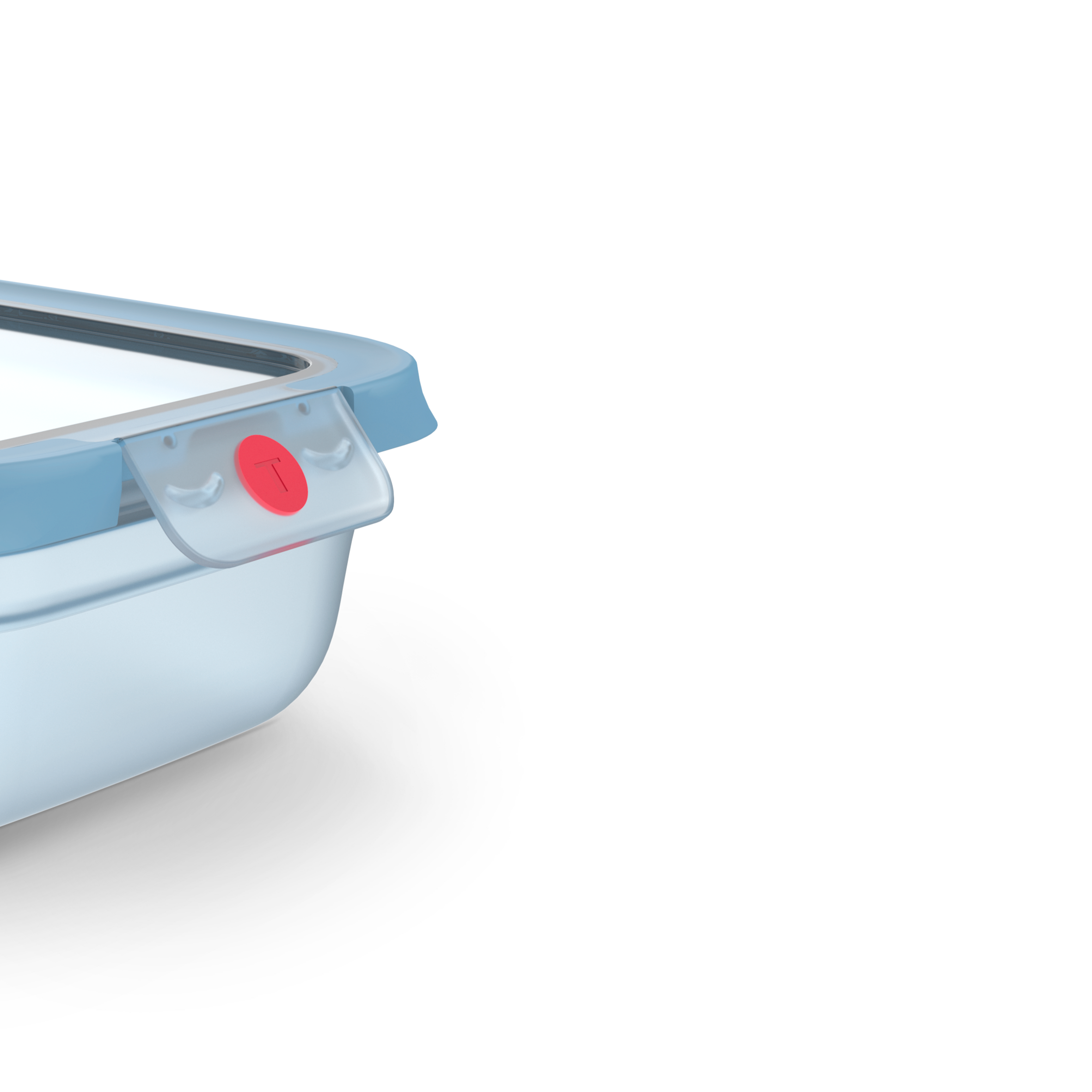 N1210410 oneClick Tefal obdĺžniková nádoba na potraviny 0,75 l modrá