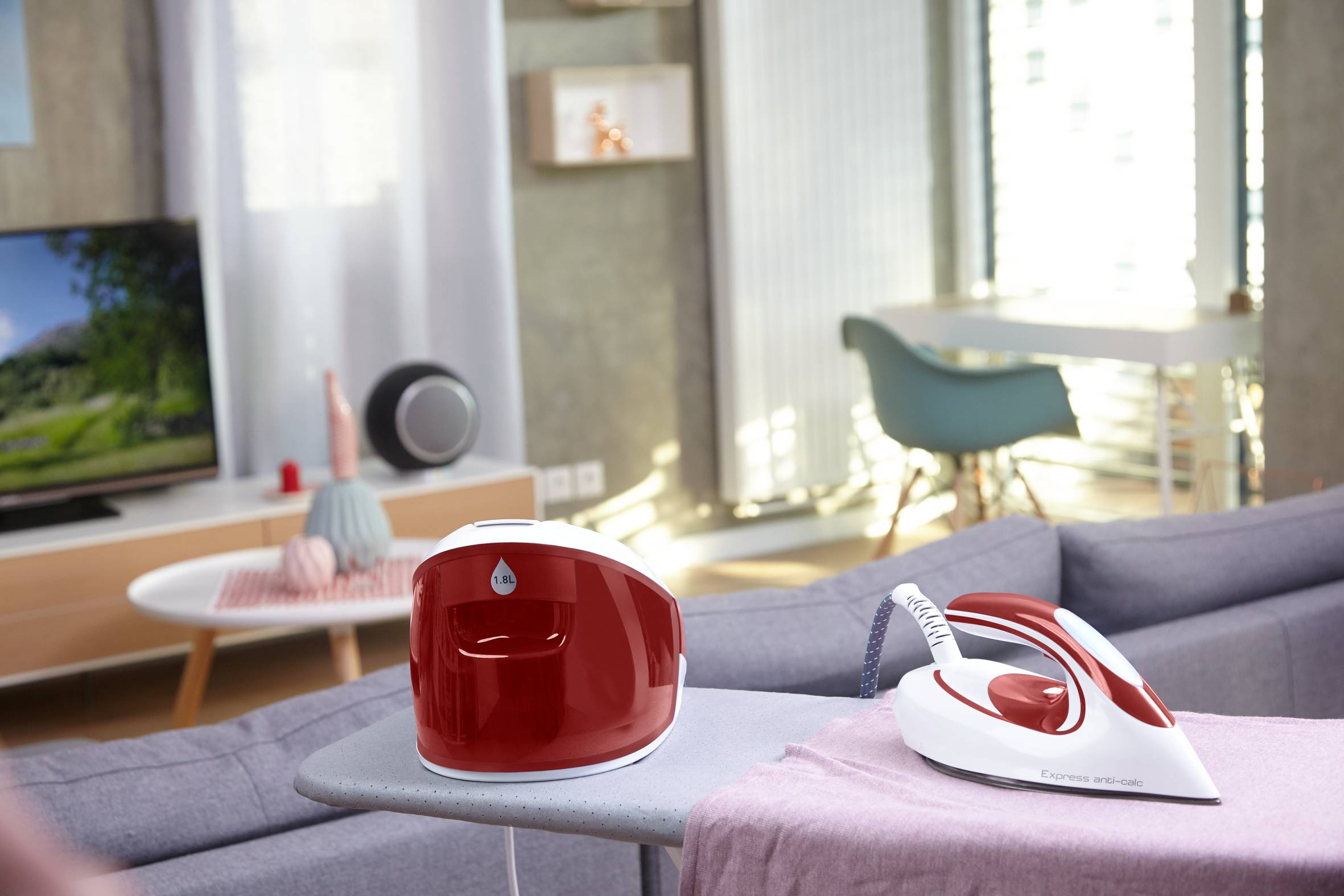 EXPRESS ANTI-CALC SV8030E0 biela a červená