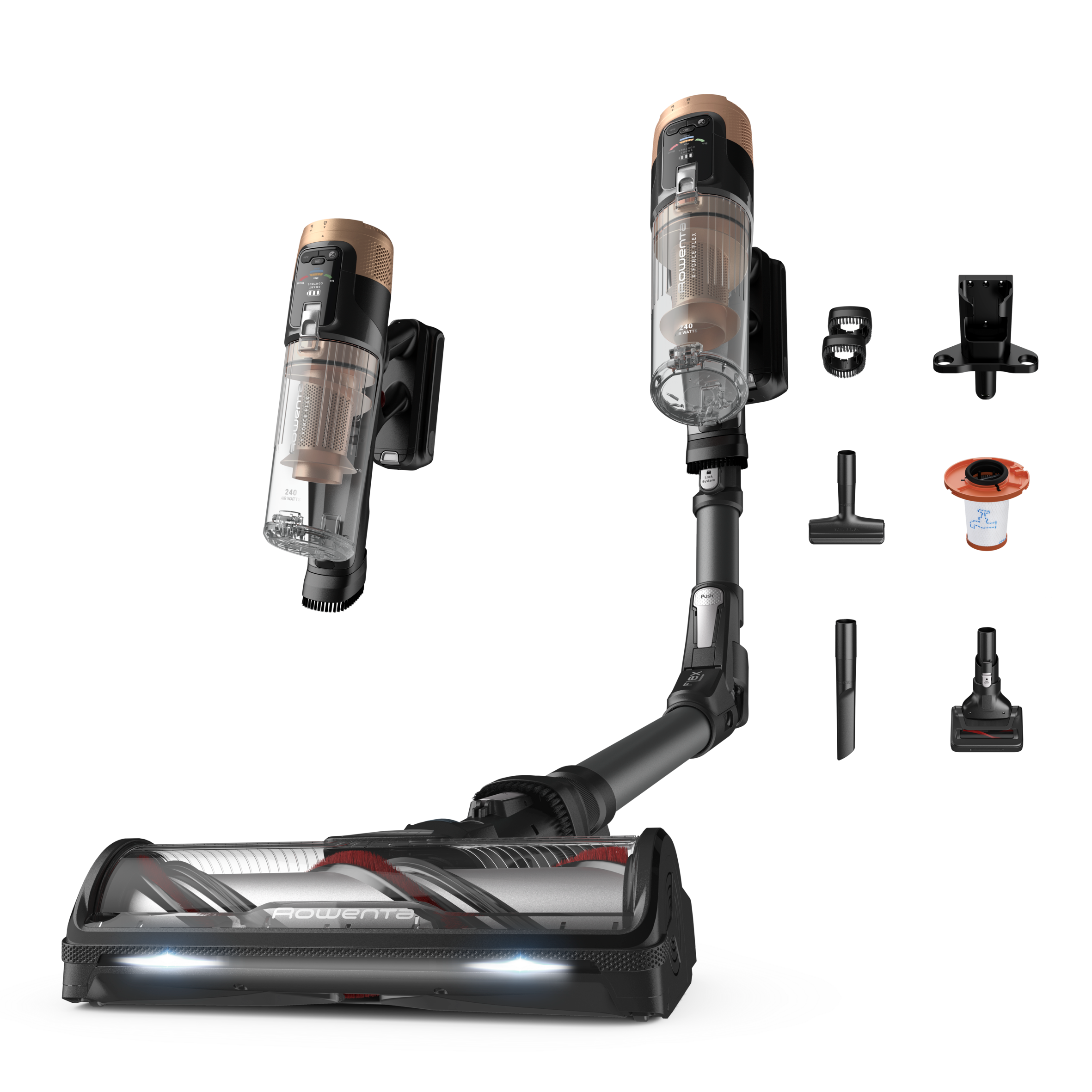 Tyčový vysávač Rowenta X-Force Flex 14.80 Auto Animal 240 AW RH9B74WO