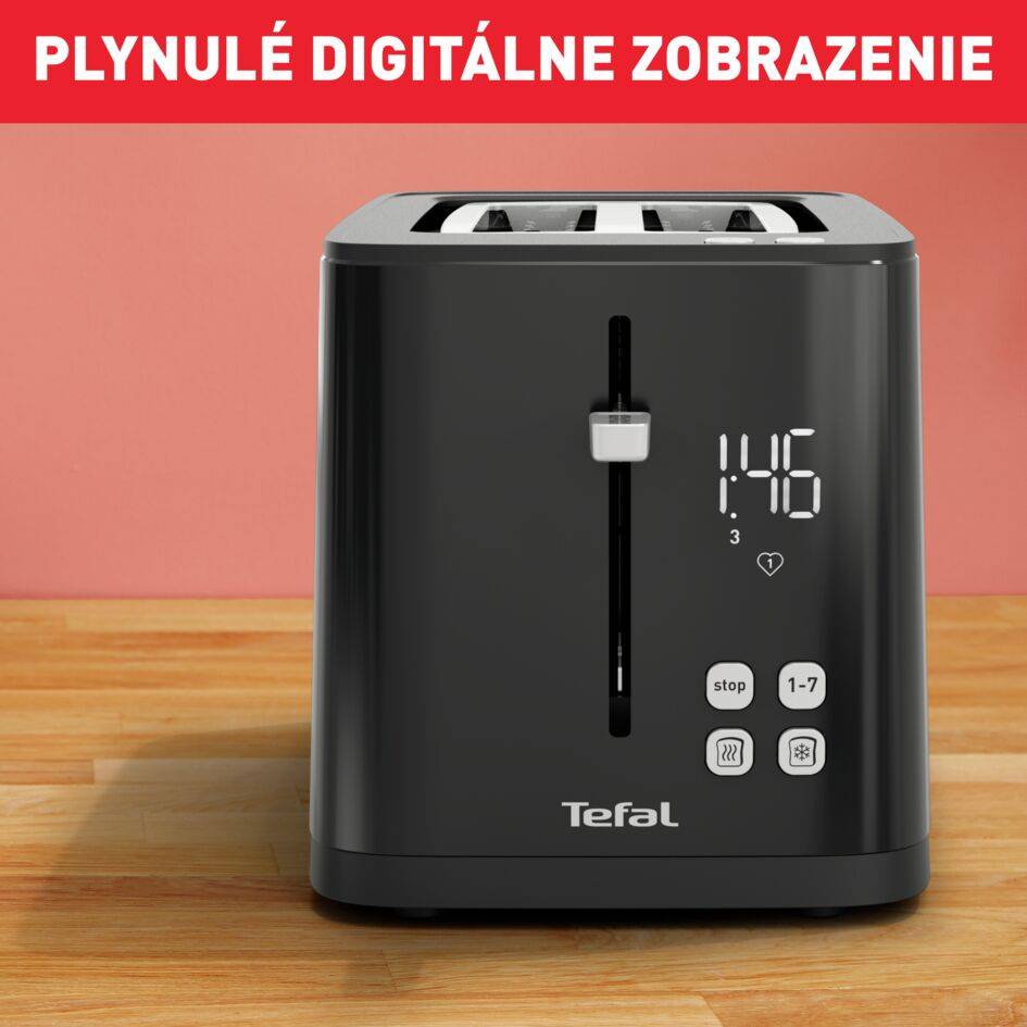 Hriankovač Tefal Digital TT640810 Čierny