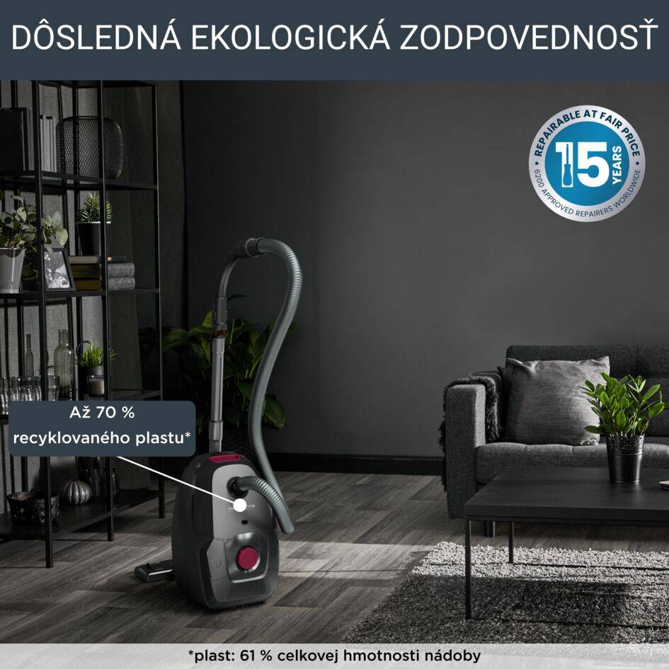 Vreckový vysávač Green Force Max ECO 900W Classic RO4933EA