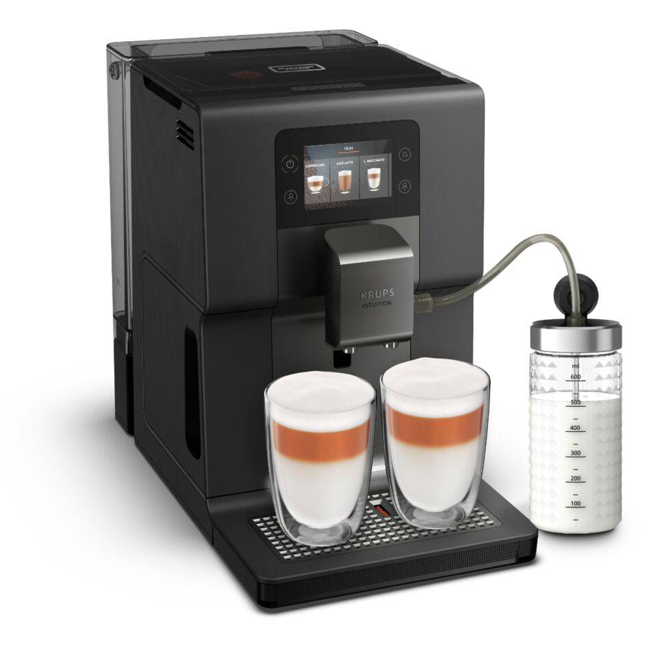 Automatický kávovar KRUPS Intuition Preference+ EA875U10 Sivý