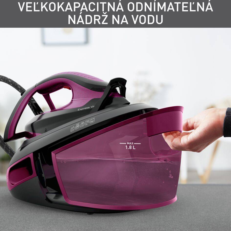Parný generátor Tefal Express Vision SV8152E0 Fialový/Čierny