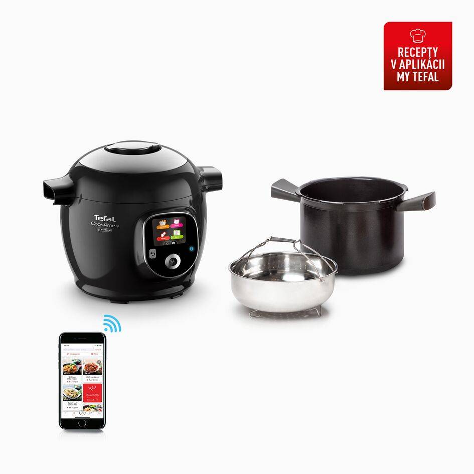 Multifunkčný elektrický hrniec Tefal Cook4Me+ Connect CY855830 Čierny