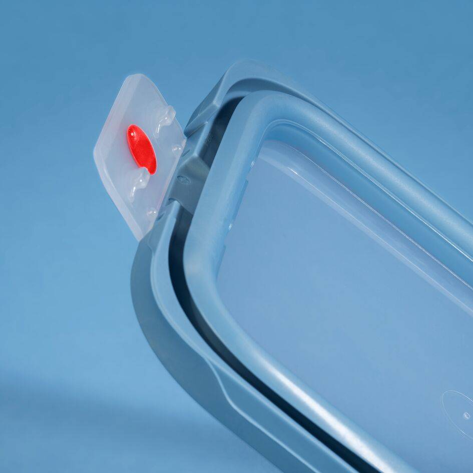 N1211110 oneClick Tefal obdĺžniková nádoba na potraviny, 1,5 l, oranžová