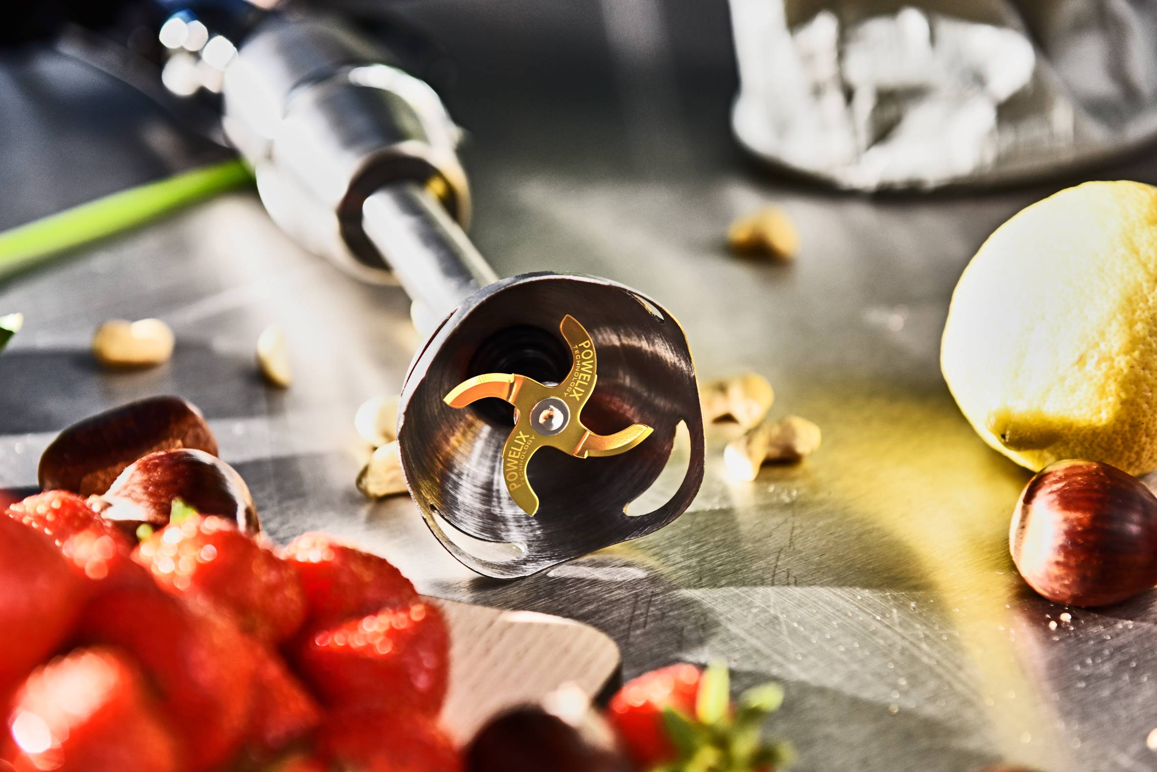 Tyčový mixér Tefal Infiny Force Pro 5v1 HB95LD38 Nerezový/Čierny