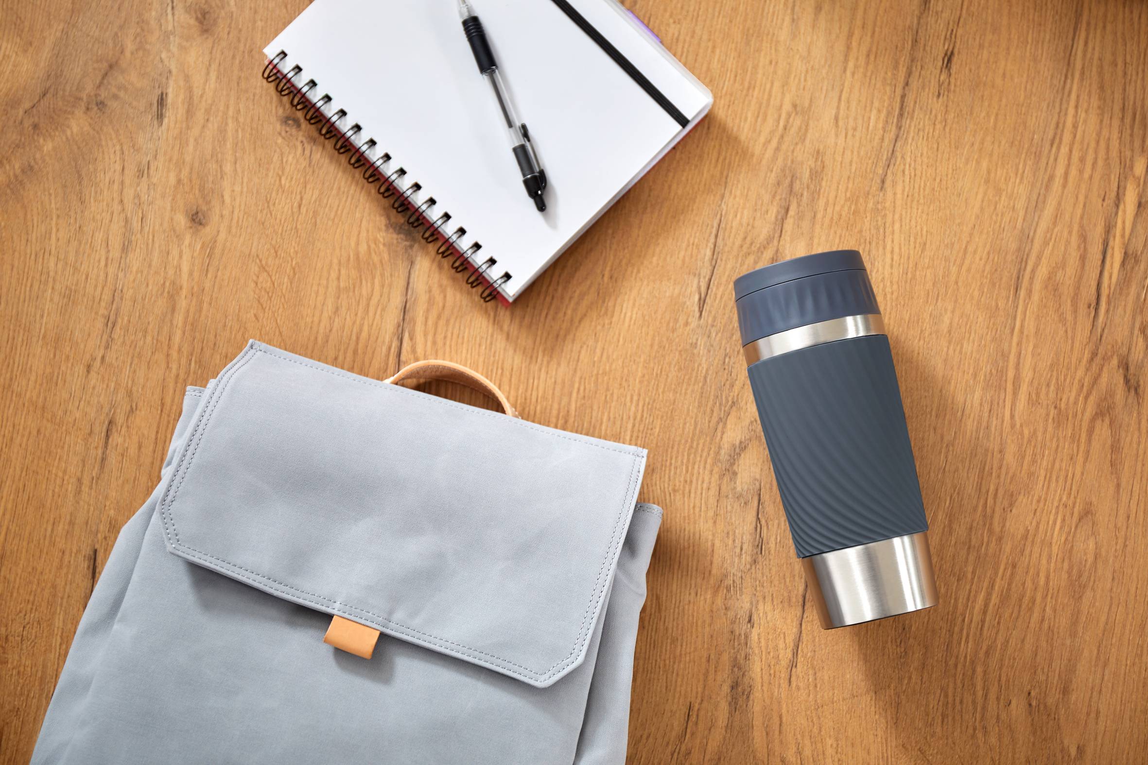 Termohrnček Tefal Easy Twist Mug N2011510 Sivý 0,36 l