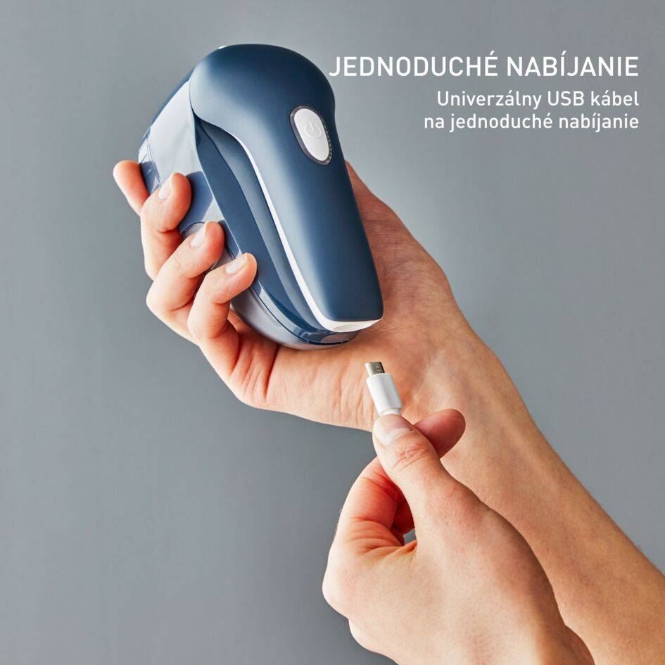 Nabíjateľný odstraňovač žmolkov Tefal JB7002E0 Tmavomodrý