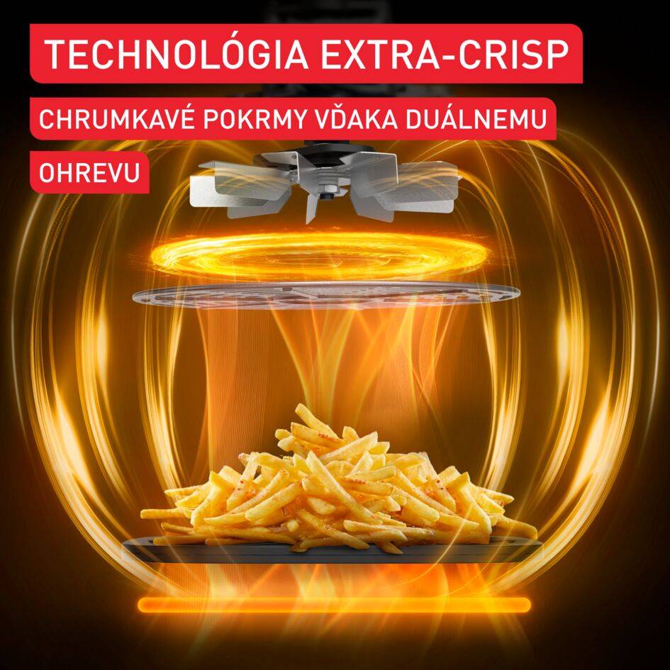 Teplovzdušná fritéza Tefal Easy Fry XL Surface FW4018E0 Čierna