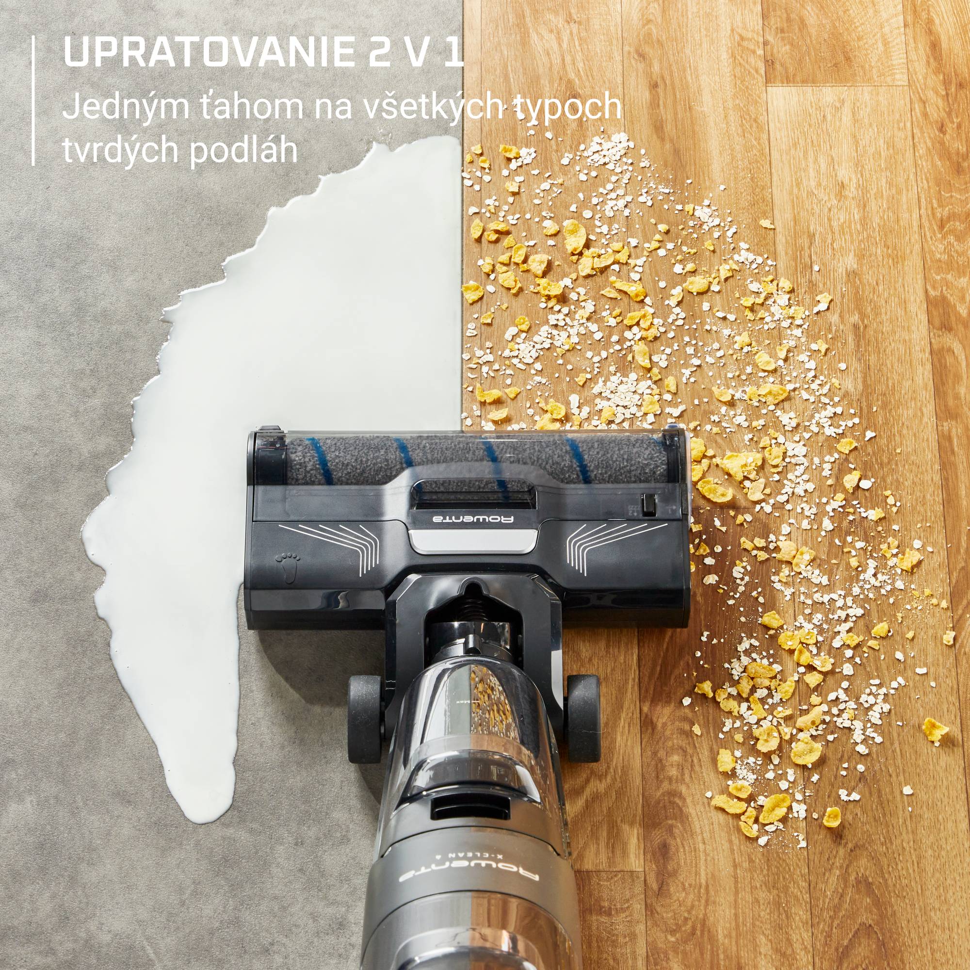 Umývačka podláh a vysávač v jednom Rowenta X-Clean 4 Auto Wet & Dry 16 000 PA GZ5037WO