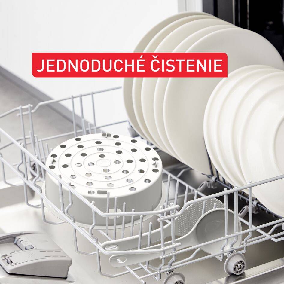 Multifunkčný elektrický hrniec Tefal Simply Cook Plus RK6221E1 strieborný/biely