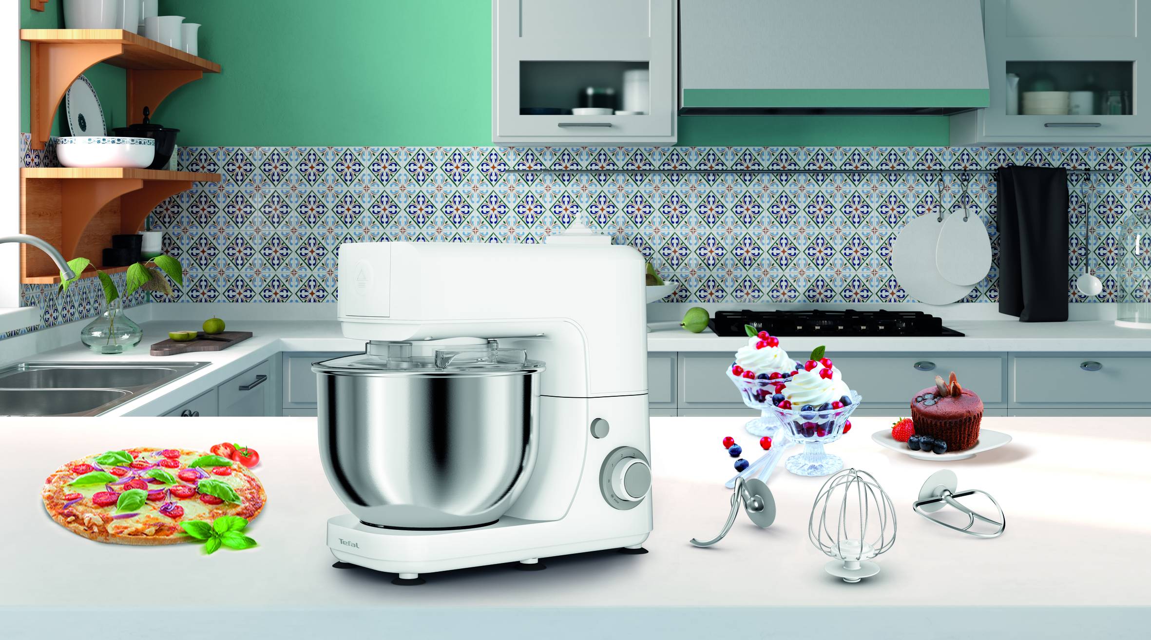 Kuchynský robot Tefal Masterchef Essential QB150138 Biely