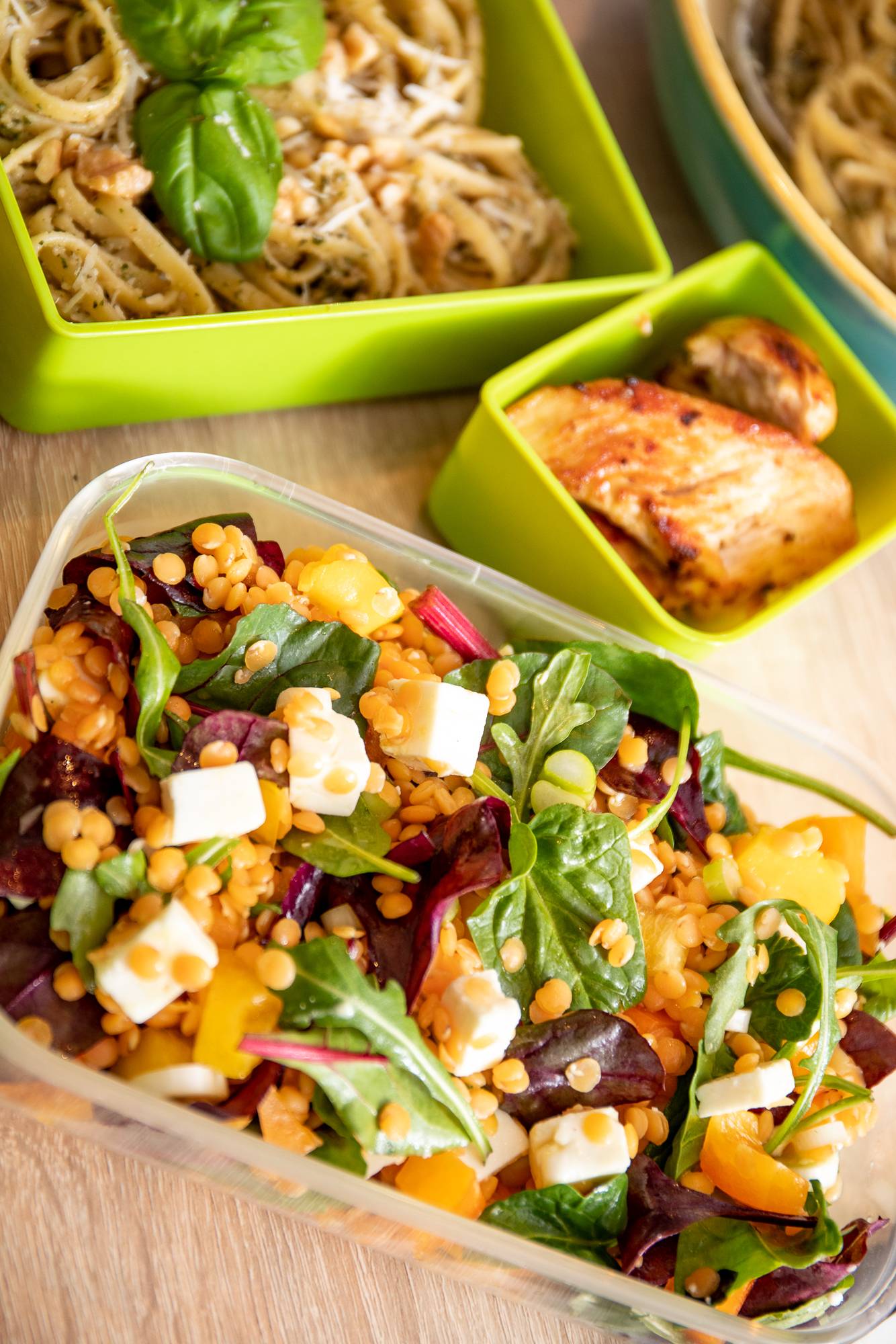 Dóza Tefal Master Seal To Go XL s vnútornými miskami N1071610 Obdĺžniková 2,3 l