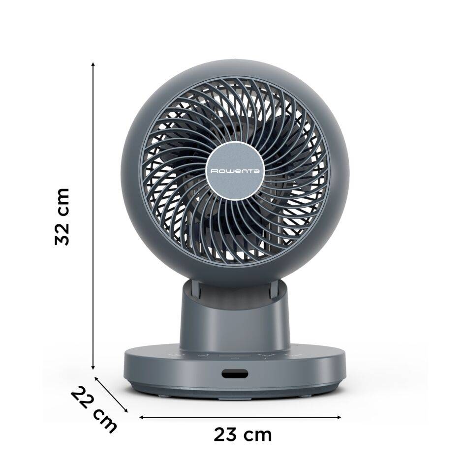 QV2540F0 Turbo Swift Compact, stolný ventilátor, Rowenta