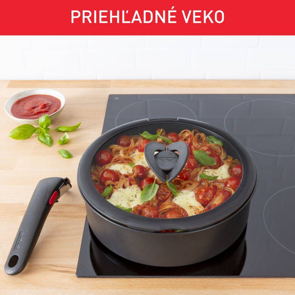 Súprava sklenených pokrievok Tefal Ingenio L9849053 3 ks 16, 18 a 20 cm