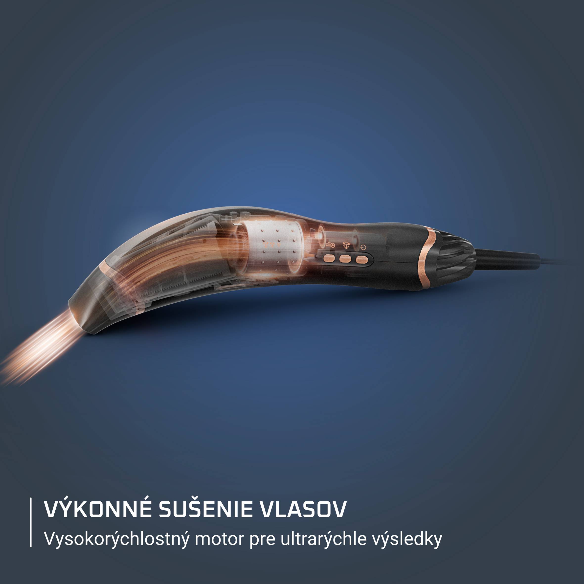 Fén na vlasy Rowenta Air Motion Ultimate Experience CF8C20E0 Čierny