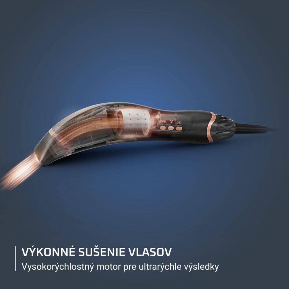 Fén na vlasy Rowenta Air Motion Ultimate Experience CF8C20E0 Čierny