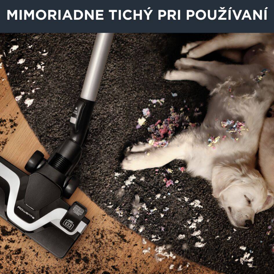 Bezvreckový vysávač Silence Force Cyclonic 65dB Animal RO7690EA