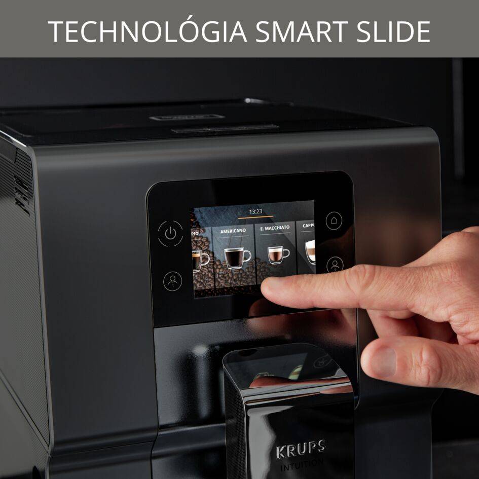 Automatický kávovar KRUPS Intuition Preference+ EA875U10 Sivý