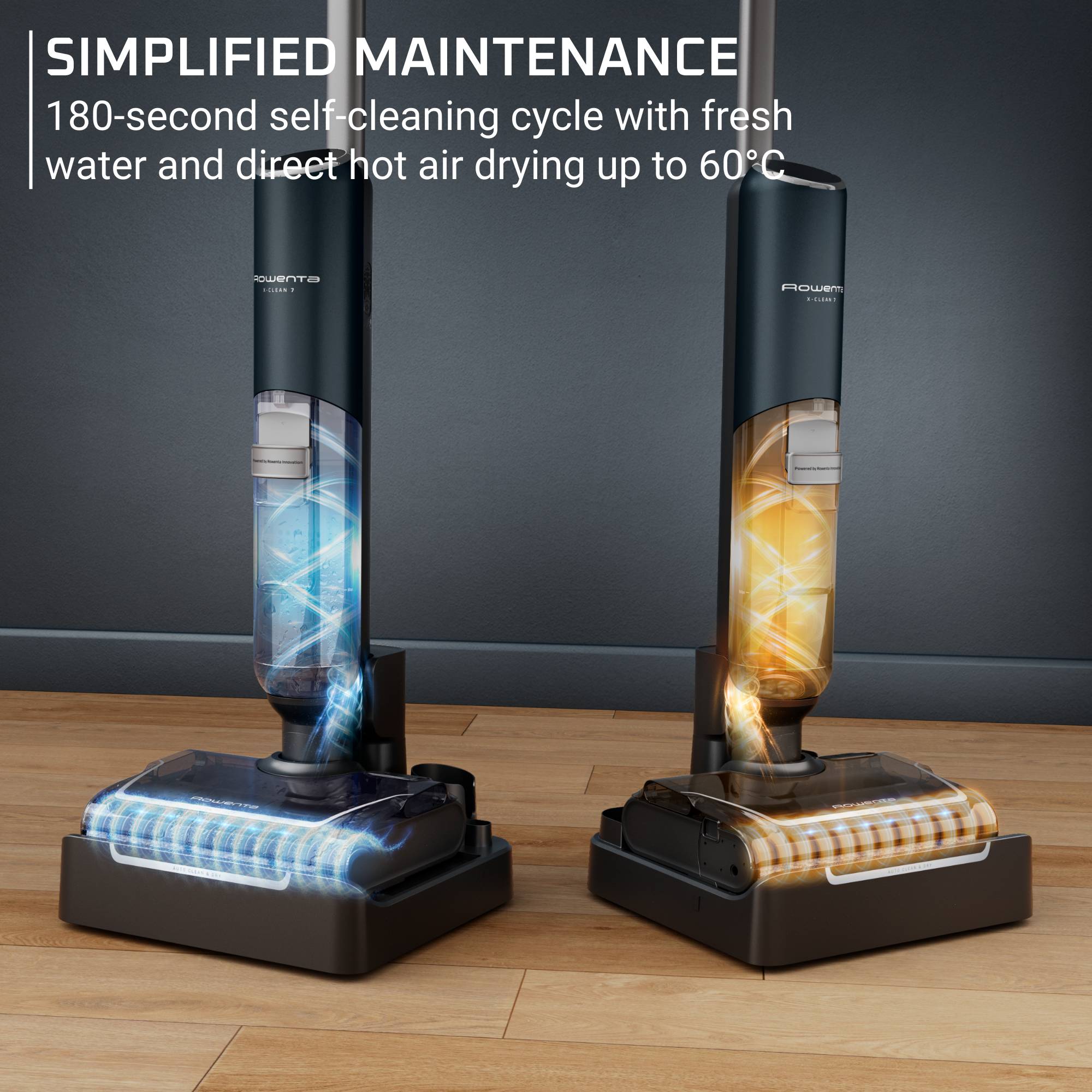 Podlahová umývačka a vysávač v jednom Rowenta X-Clean 7 Auto Wet & Dry 20 000 PA GZ5735E0