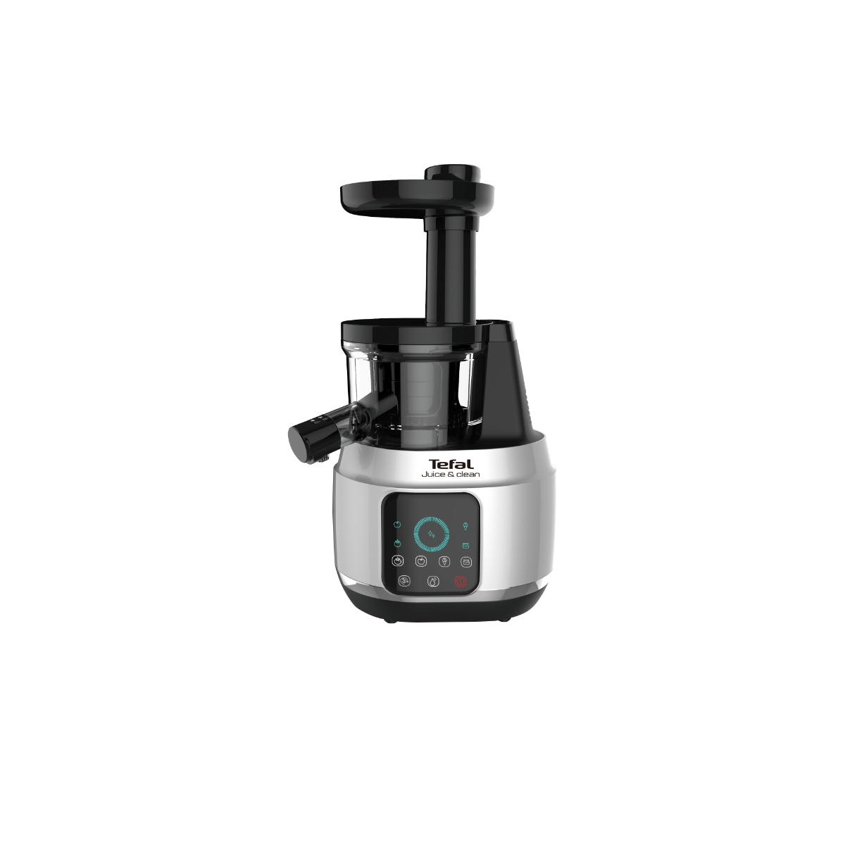 Odšťavovač Tefal Juice & Clean ZC420E38 Nerezový/Čierny