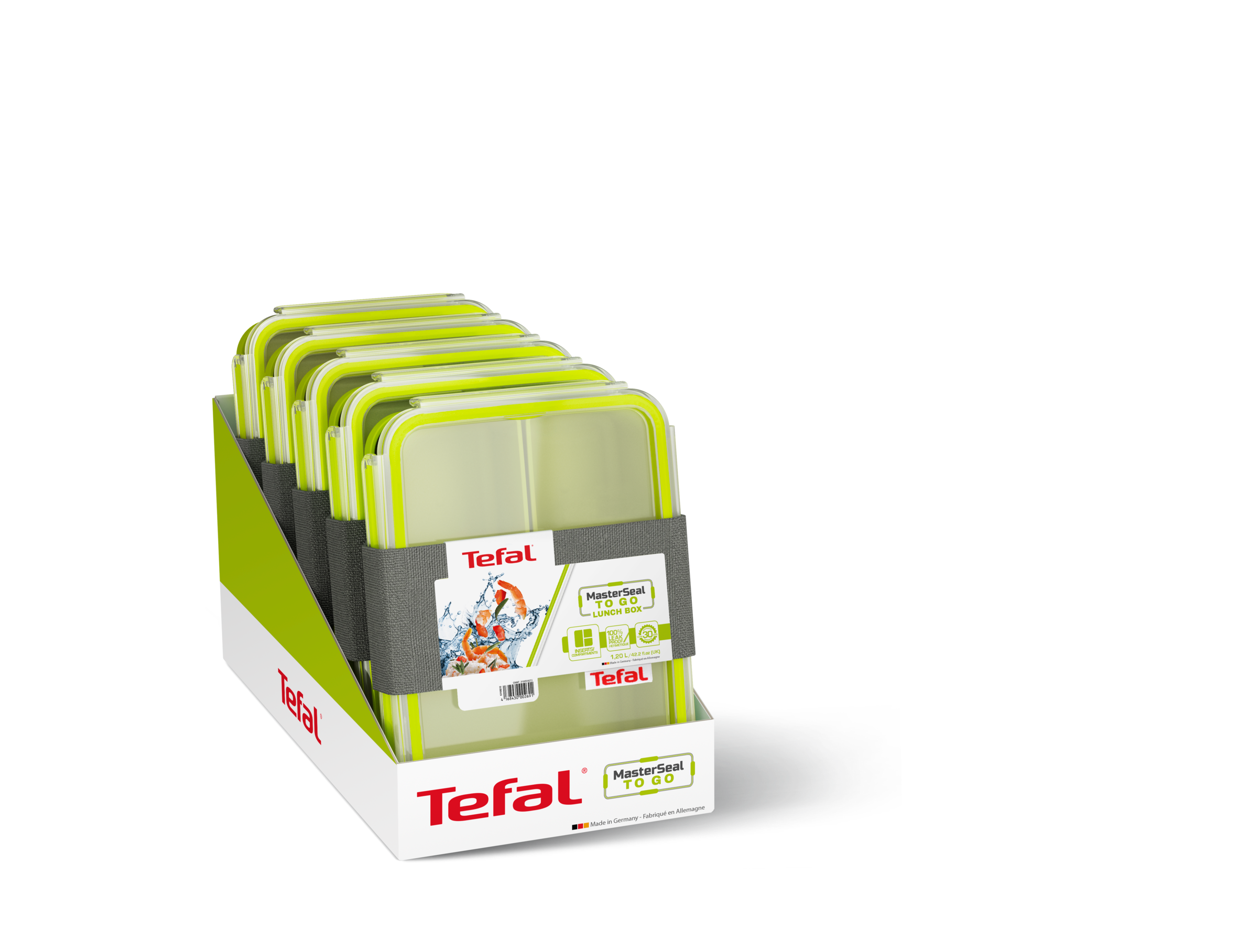 Dóza Tefal Master Seal To Go na obed K3100212 Obdĺžniková 1,2 l