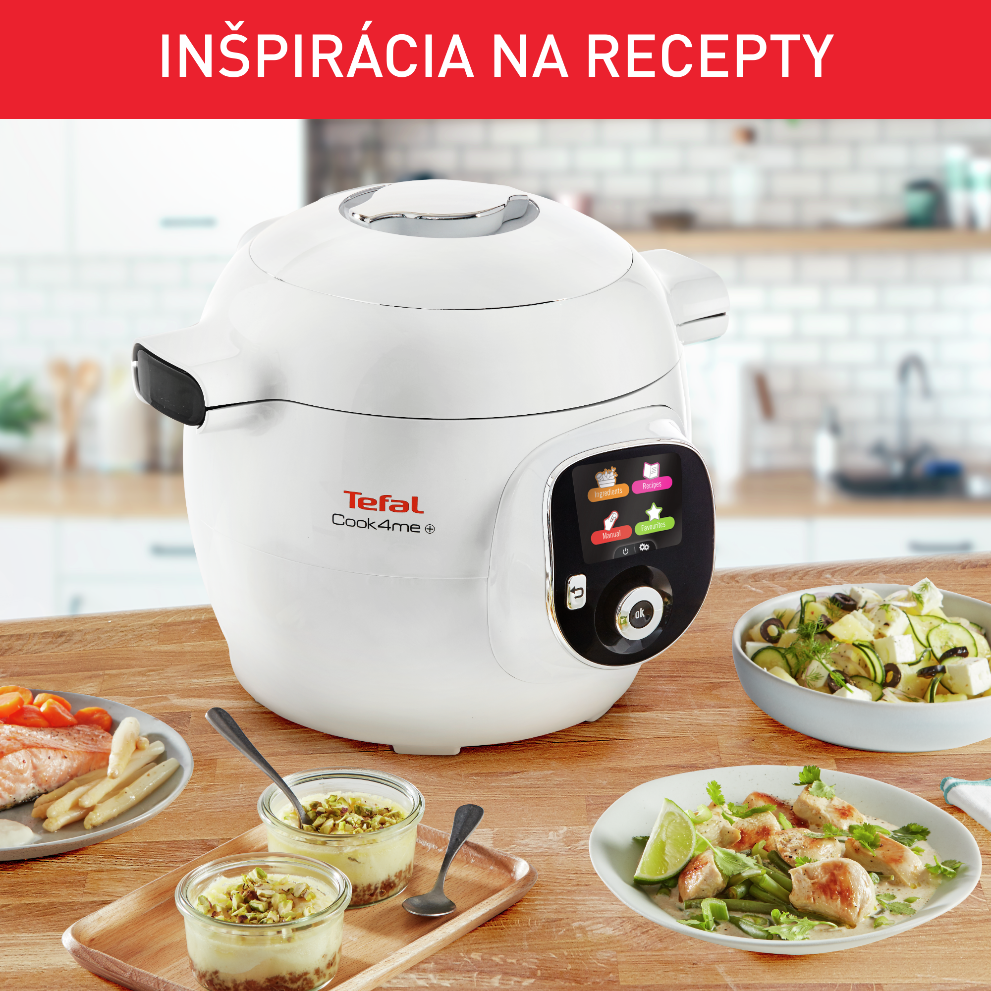 Multifunkčný elektrický hrniec Tefal Cook4Me+ CY851130 Biely