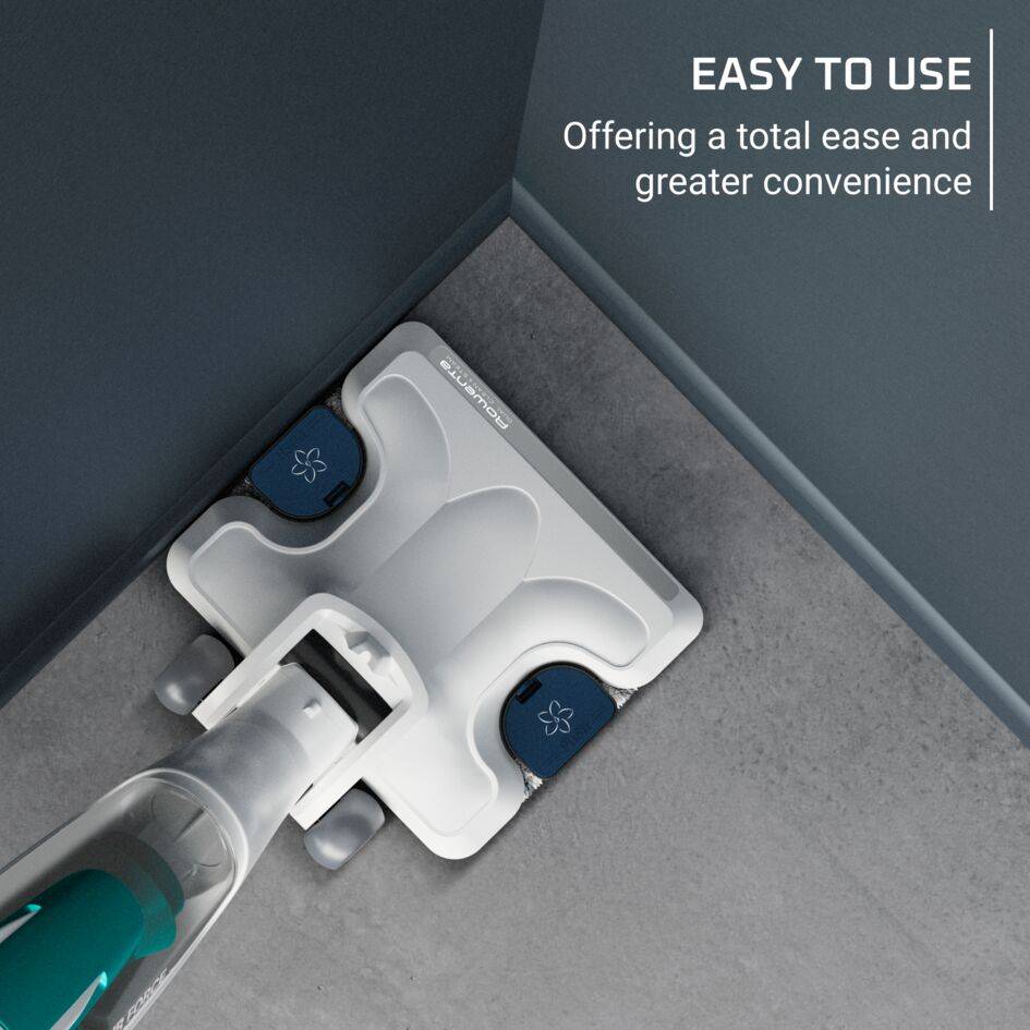 Tyčový vysávač s parným mopom Rowenta Clean & Steam Revolution RY7757WH