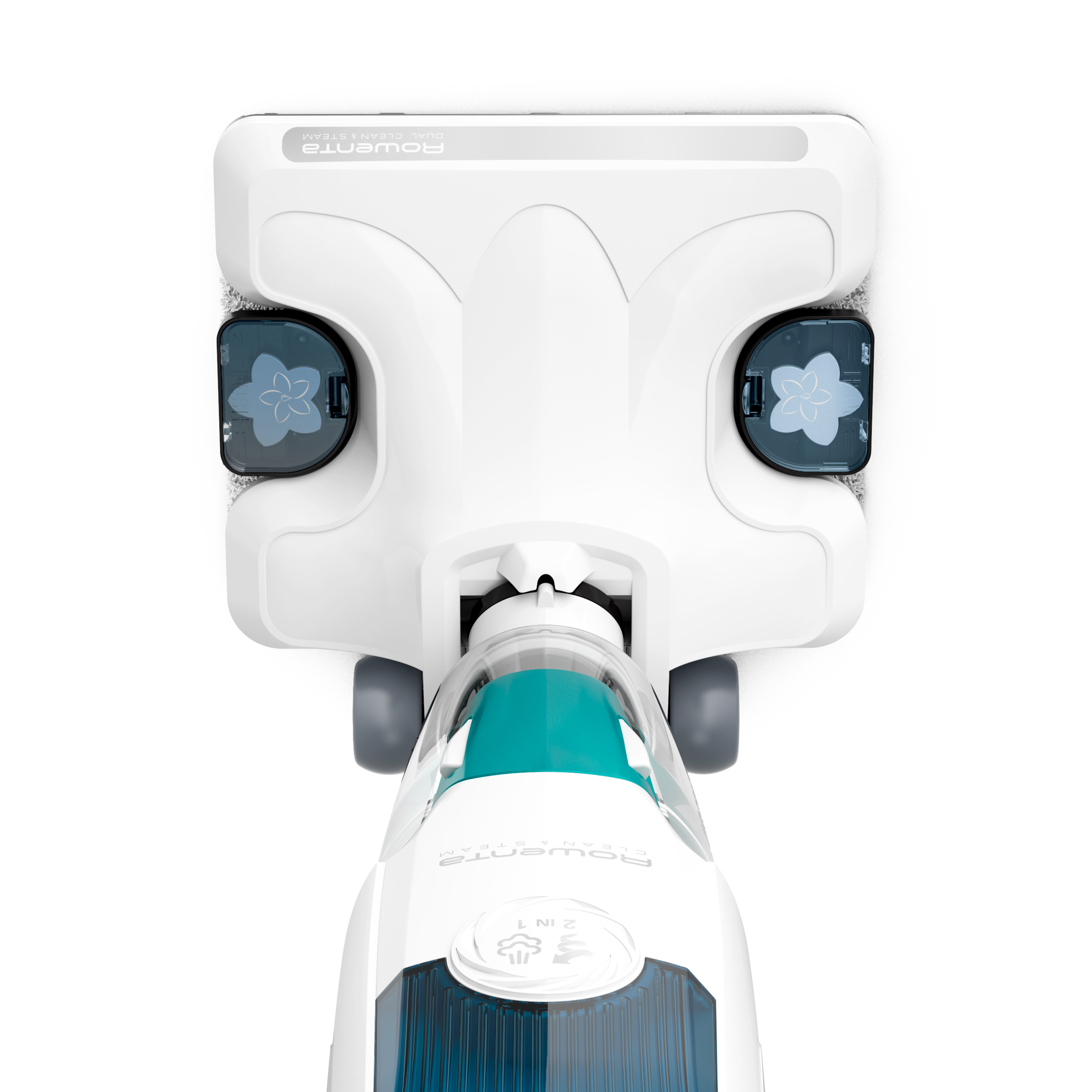 Tyčový vysávač s parným mopom Rowenta Clean & Steam Revolution RY7757WH