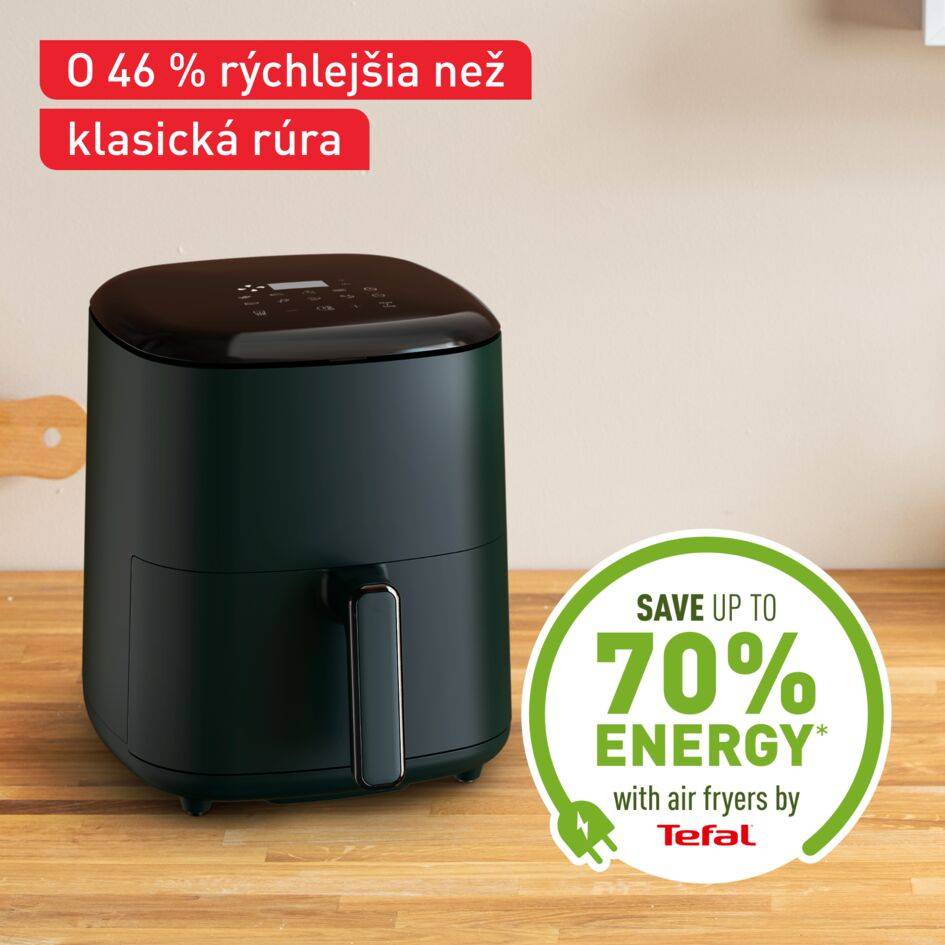 Teplovzdušná fritéza Tefal Easy Fry Max EY245310 Tmavo zelená/Čierna