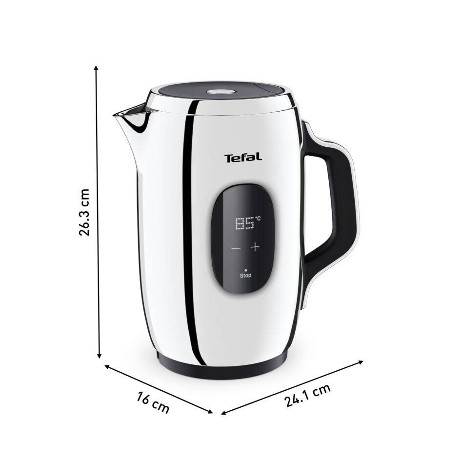 Rýchlovarná kanvica Tefal Majestuo KI883D10 Nerezová 1,5 l
