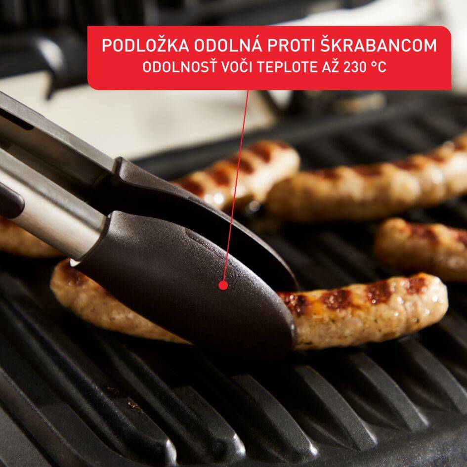 Kliešte Tefal K1182034 Nerezové/Čierne 25 cm