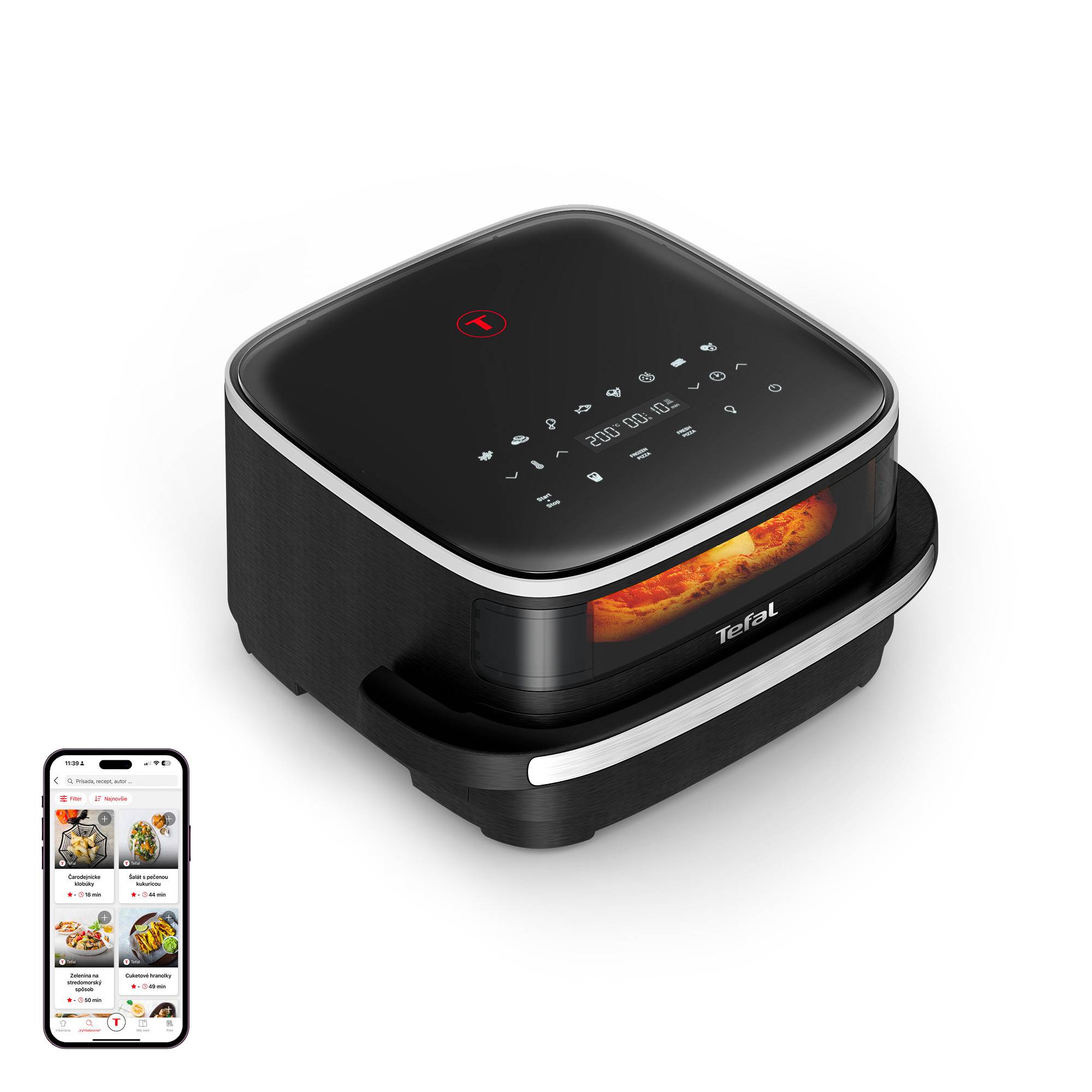 Teplovzdušná fritéza Tefal Easy Fry XL Surface FW4018E0 Čierna