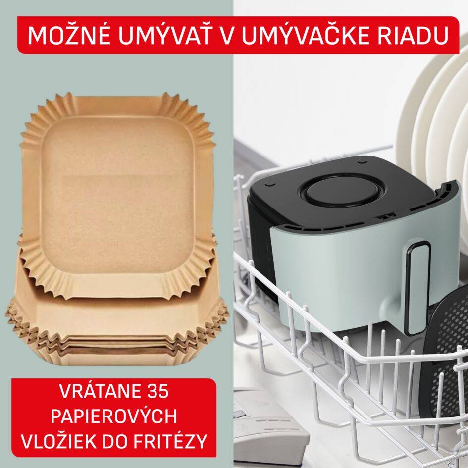 Teplovzdušná fritéza Tefal Easy Fry POP 5L EY2454E0 Eukalyptová