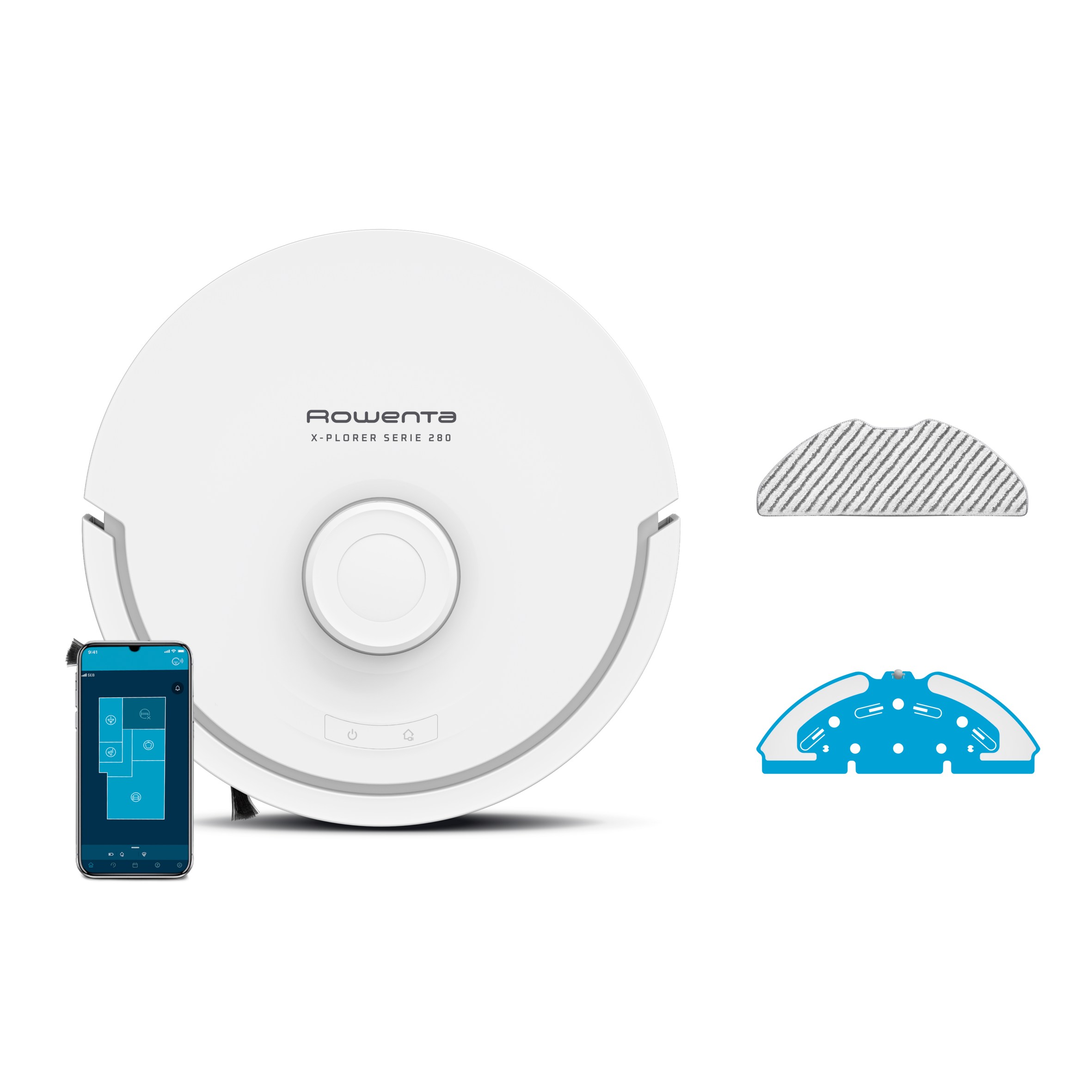 Robotický vysávač X-PLORER S280 Animal 8000 PA RR88H7E0
